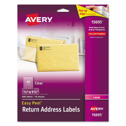 Avery Easy Peel Return Address Labels
