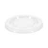 Plastic Portion Cup Lid, Fits 1.5 oz to 2.5 oz Portion Cups, Clear, 100/Pack, 24 Packs/Carton