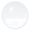 Coda Low Profile Circular Magnetic Glassboard, 24" x 24", White Surface