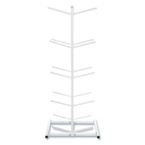 Double Medicine Ball Tree, 12" x 23" x 51", White