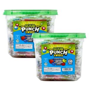 Twists, Variety, 2.59 lb Tub, Approx. 210 Pieces/Tub, 2 Tubs