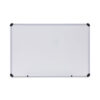 Modern Melamine Dry Erase Board with Aluminum Frame, 36" x 24", White Surface, Satin Aluminum Frame