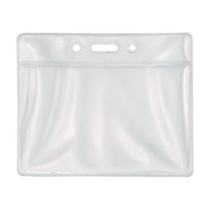 ID Badge Holder, Clear, 2.25 x 3.5 Insert, 50/Pack