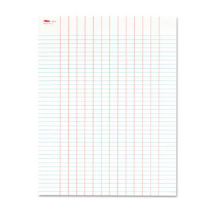 Data Pad with Plain Column Headings, Data/Lab-Record Format, 13 Columns, 8.5 x 11, White, 50 Sheets