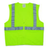 Zipper Safety Vest, X-Large, Hi-Viz Lime Yellow