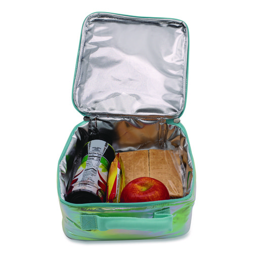 Lunch Bag, 8.2 x 3.5 x 9, Aqua