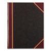 Texthide Eye-Ease Record Book, Black/Burgundy/Gold Cover, 10.38 x 8.38 Sheets, 150 Sheets/Book
