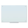 Glass Dry Erase Board, 36" x 24" (Actual Size: 35" x 23"), White Surface