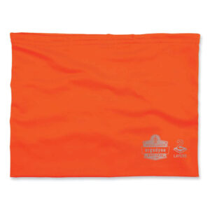 Chill-Its 6489 2-Layer Cooling Performance Knit Multi-Band, Polyester/Spandex, Large/X-Large, Hi-Vis Orange