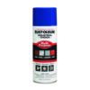Industrial Choice 1600 System Multi-Purpose Enamel Spray Paint, Flat Safety Blue, 12 oz Aerosol Can, 6/Carton