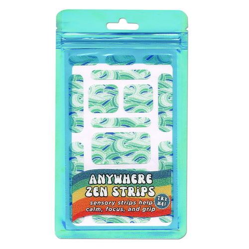 Anywhere Zen Strips, Sandy Waves, Assorted Colors, 13/Set, 24 Sets/Carton
