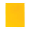 Two-Pocket Heavyweight Poly Portfolio Folder, 11 x 8.5, Yellow, 25/Box