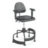 Adjustable T-Pad Armrest for Safco Task Master Series Chairs, 3 x 9.75 x 11.5, Black, 2/Set