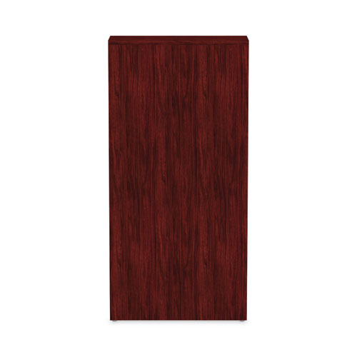 Alera Valencia Series Bookcase, Five-Shelf, 31.75w x 14d x 64.75h, Mahogany