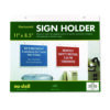 Acrylic Sign Holder, Horizontal, 11 x 8.5, Clear