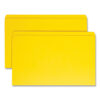 Reinforced Top Tab Colored File Folders, Straight Tabs, Legal Size, 0.75" Expansion, Yellow, 100/Box