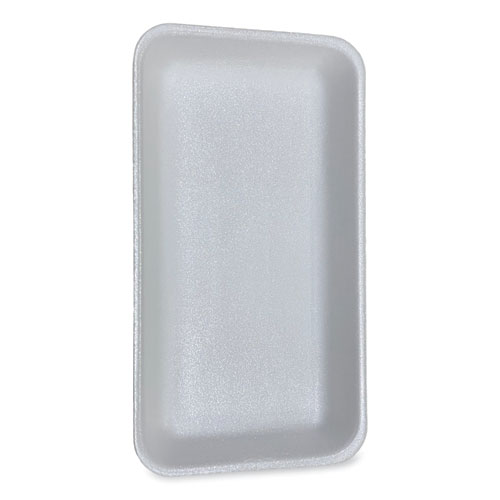 Meat Trays, #15P, 14.44 x 7.88 x 1.37, White, Foam, 200/Carton