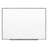 Fusion Nano-Clean Magnetic Whiteboard, 48" x 36", White Surface, Black Aluminum Frame