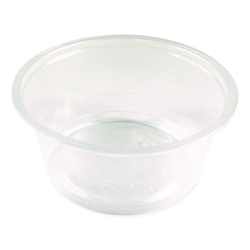 Souffle/Portion Cups, 3.25 oz, Plastic, Translucent, 2,500/Carton
