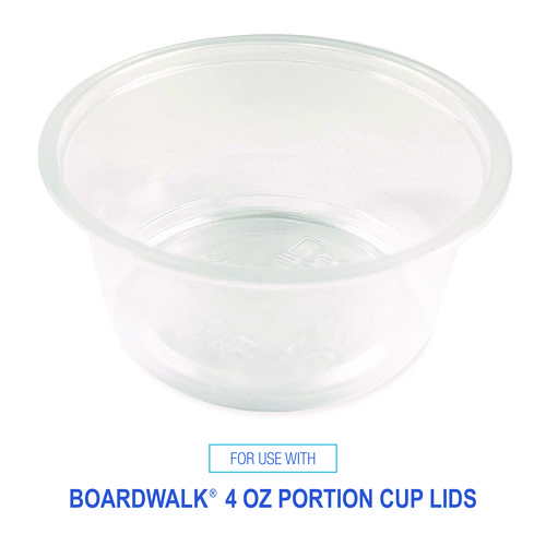 Souffle/Portion Cups, 3.25 oz, Plastic, Translucent, 2,500/Carton