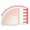 AlphaZ Color-Coded First Letter Combo Alpha Labels, A/N, 1.16 x 3.63, Red/White, 5/Sheet, 20 Sheets/Pack