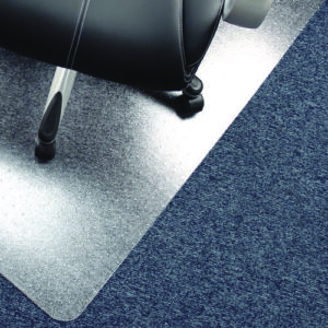 Cleartex Advantagemat Phthalate Free PVC Chair Mat for Low Pile Carpets, 36" w x 48" l, Clear