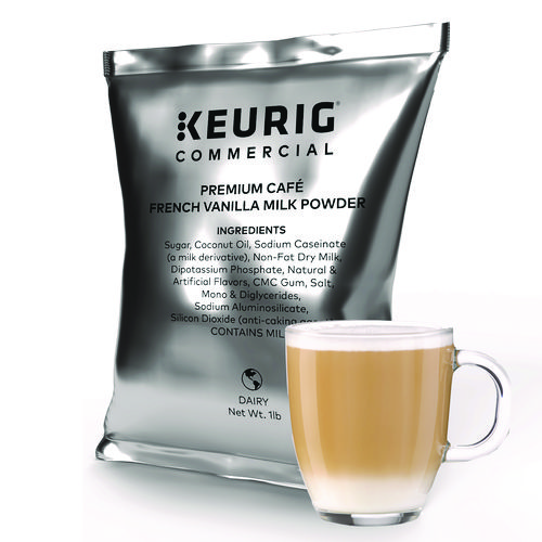 Premium Cafe Powders, French Vanilla, 16 oz Bag, 12/Carton