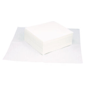 TASKBrand Grease and Oil Wipers, Quarterfold, 12 x 13.25, White, 50/Pack, 16 Packs/Carton
