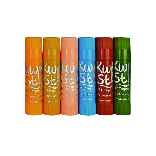 Kwik Stix Tempera Paint Set, 6 Assorted Earth Tones Colors, 6/Pack, 24 Packs/Carton