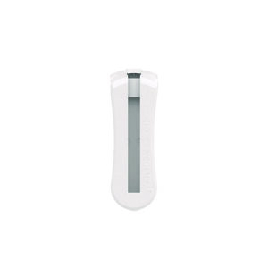 Pure by Gloss and Guild+Pepper ABS Mini Bracket - Tape Mount, 1.25 x 0.84 x 3.65. White, 48/Carton