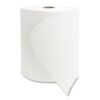 Valay Universal TAD Roll Towels, 1-Ply, 8 x 600 ft, White, 6 Rolls/Carton