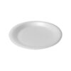 Foam Dinnerware, Plate, 9" dia, Poly Bag, White, 125/Sleeve, 4 Sleeves/Pack