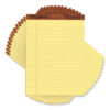 "The Legal Pad" Ruled Perforated Pads, Wide/Legal Rule, 50 Canary-Yellow 8.5 x 11.75 Sheets, Dozen