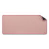 Studio Series Polyester Desk Mat, 27.5 x 11.8, Dark Rose