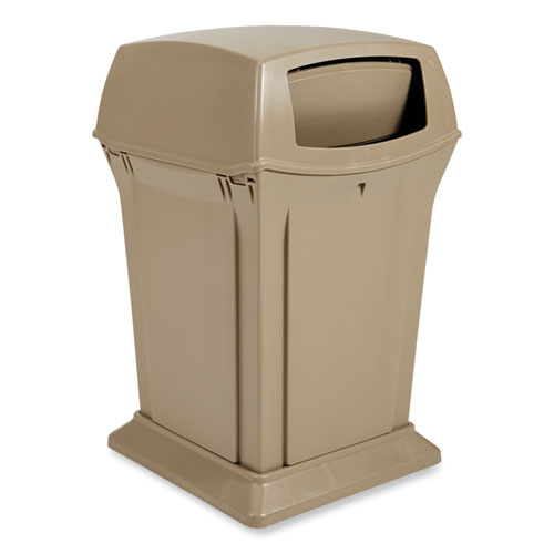 Ranger Fire-Safe Container, Two Doors, 45 gal, Structural Foam, Beige