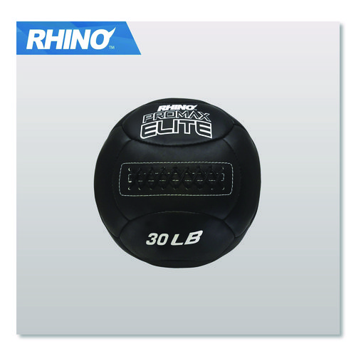 Rhino Promax Elite Medicine Ball, 30 lb, Black