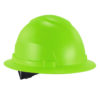 Skullerz 8969 Class E Lightweight Full Brim Hard Hat, 6-Point Rachet Suspension, Lime