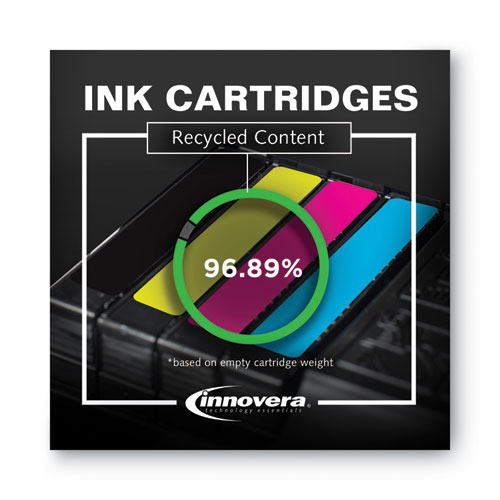 Remanufactured Black High-Yield Ink, Replacement for 972XL (F6T84AN), 10,000 Page-Yield