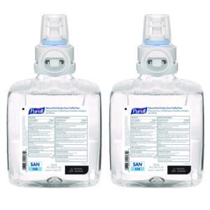 Advanced Hand Sanitizer Green Certified Foam Refill, For CS8 Dispensers, 1,200 mL, Fragrance-Free, 2/Carton