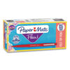 Point Guard Flair Felt Tip Porous Point Pen, Stick, Medium 0.7 mm, Red Ink, Red Barrel, Dozen