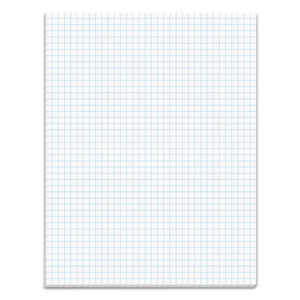 Quadrille Pads, Quadrille Rule (4 sq/in), 50 White 8.5 x 11 Sheets