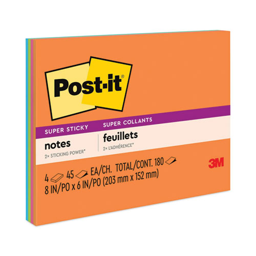 Post-it® Super Sticky Notes - Energy Boost Color Collection