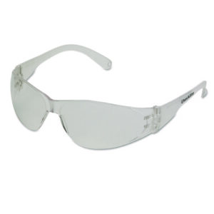 Checklite Scratch-Resistant Safety Glasses, Clear Lens, 12/Box