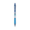 B2P Bottle-2-Pen Recycled Ballpoint Pen, Retractable, Fine 0.7 mm, Blue Ink, Translucent Blue Barrel, Dozen