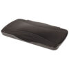 Hinged Lid for Vented Slim Jim, 20.38w x 11.38d x 2.75h, Black