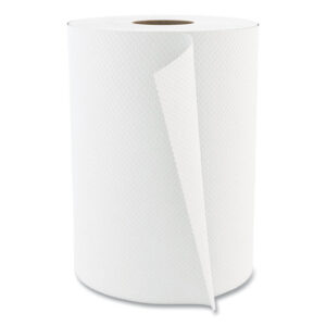 Select Roll Paper Towels, 1-Ply, 7.88" x 350 ft, White, 12 Rolls/Carton