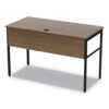 Urban Series Desk Workstation, 47.25" x 23.75" x 29.5", Natural Walnut