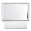 Singlefold Paper Towel Dispenser, 10.75 x 6 x 7.5, Chrome