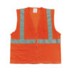 Zipper Safety Vest, X-Large, Hi-Viz Orange