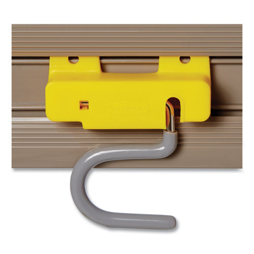 Closet Organizer/Tool Holder, 34w x 3.25d x 4.25h, Gray
